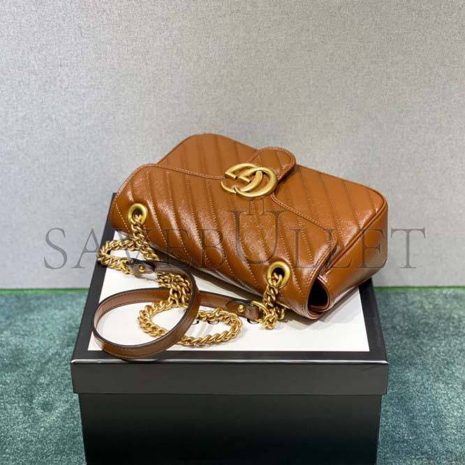 G*u*i marmont small matelasse shoulder bag 443497 (26*15*7cm)